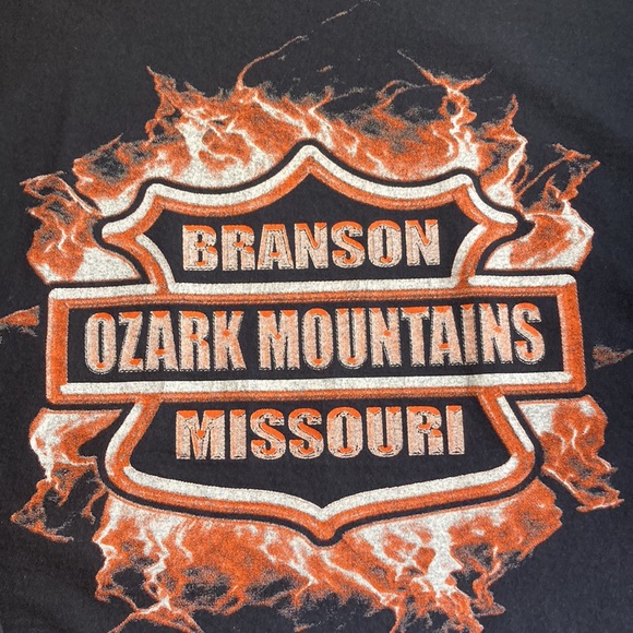 Mens 3XL Jerzees 100% Cotton Black Branson Missouri T Shirt - Picture 5 of 8